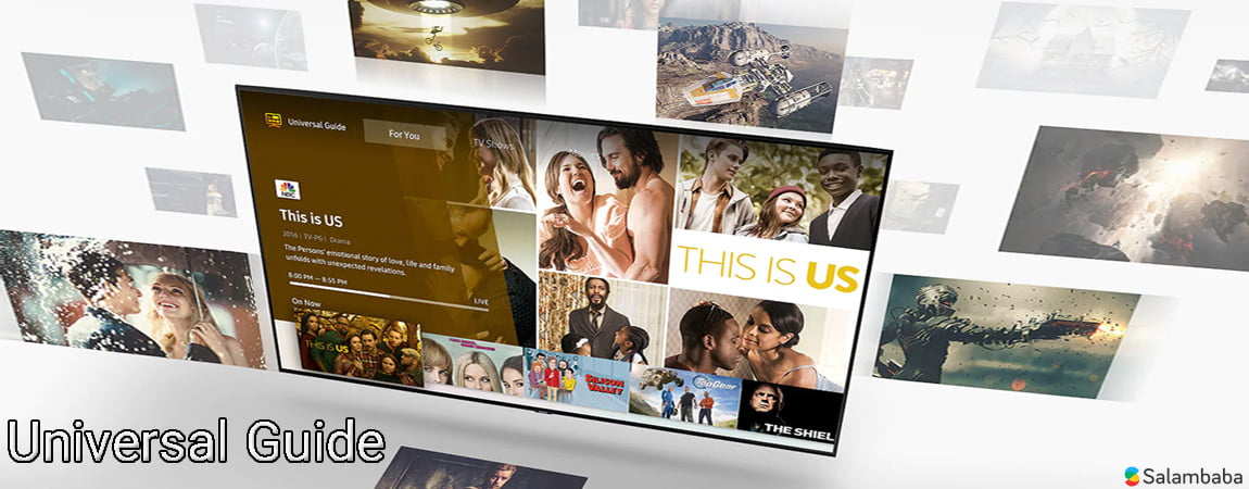 تلویزیون سامسونگ Q950TS - راهنمای جهانی Universal Guide